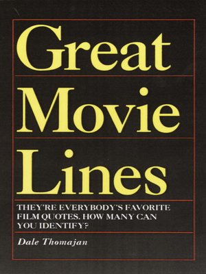 cover image of Great Movie Lines